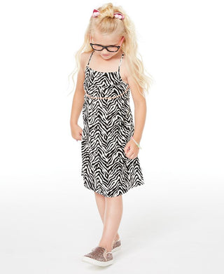 Epic Threads Toddler Girl's Zebra Print Dress BlackSize 2T