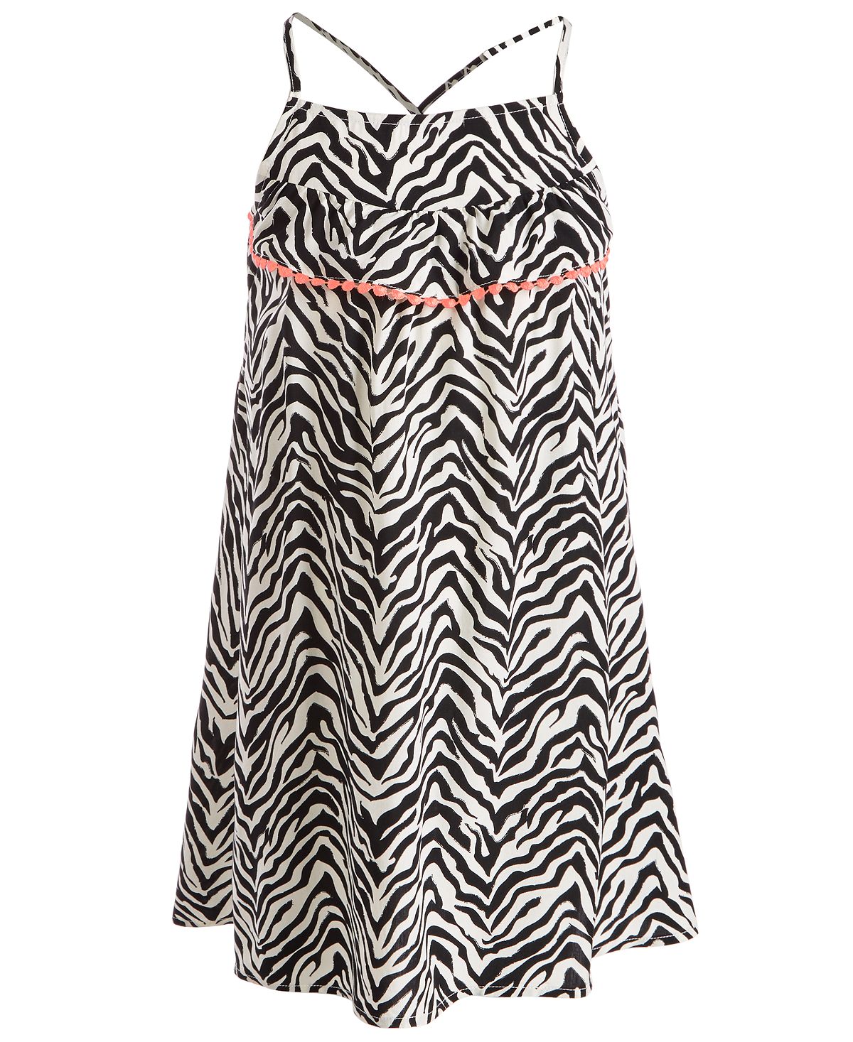 Epic Threads Toddler Girl's Zebra Print Dress BlackSize 2T