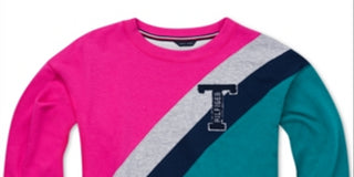Tommy Hilfiger Girls' Sweatshirts and Hoodies Crewneck Purple Size 5