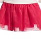 First Impressions Infant Girl's Bow and Tulle Tutu Dress Red Size 18 Months