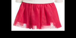 First Impressions Infant Girl's Bow and Tulle Tutu Dress Red Size 18 Months