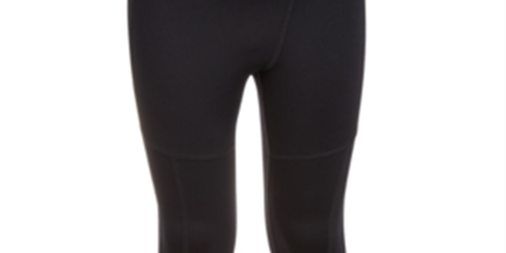 Ideology Big Girl's Colorblocked Animal Print Leggings Black Size -S