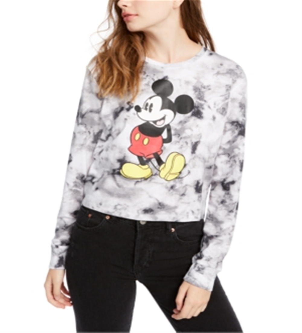 Disney Junior's Tie Dyed Mickey Mouse Graphic Print Top RedSize S