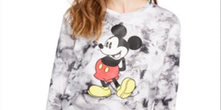 Disney Junior's Tie Dyed Mickey Mouse Graphic Print Top RedSize S