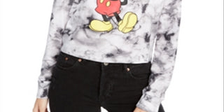 Disney Junior's Tie Dyed Mickey Mouse Graphic Print Top RedSize S