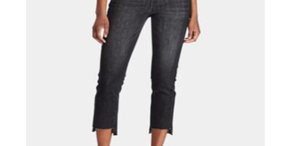 Ralph Lauren Women's Straight Leg Jeans Black Size 14Petite