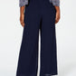 JM Collection Women's Embellished Textured Pants Blue Size XL