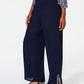 JM Collection Women's Embellished Textured Pants Blue Size XL