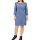 Karen Scott Women's Sport Cotton Hardware Dress Blue Size X-Small