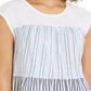 Style & Co Women's Cotton Tiered Top White Size Petite