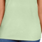 Karen Scott Women's Cotton Scalloped Neck T-Shirt Green Size X-Small