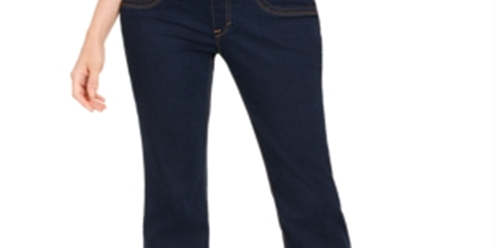 Style & Co Petite Ella Pull-on Bootcut JeansBlue Size PS