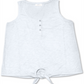 Style & Co Women's Henley Tank Top White Size Petite Small