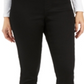 Style & Co Women's Fleece Lined Skinny Jeggings Black Size Petite X-Large