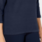Karen Scott Women's 3/4-Sleeve Sweater Blue Size Large