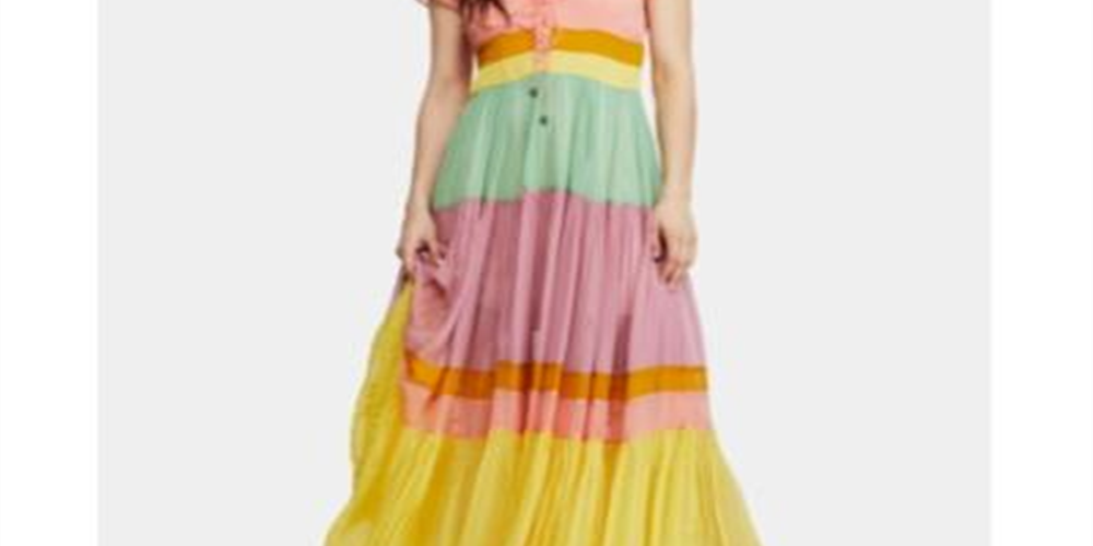 Free People Women's Hocus Pocus Maxi Dress Pink Size Large