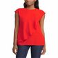 Ralph Lauren Women's Short Sleeve Blouse Top Red Size Small