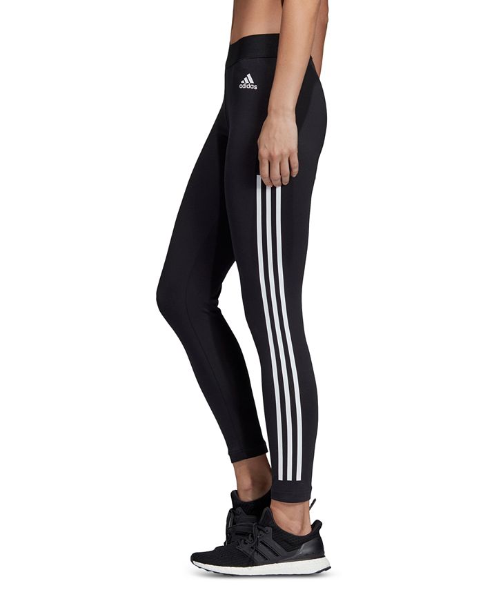 Adidas Women's Must Have 3 Stripe Tights Gray Size X-Small