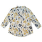 Charter Club Women's Floral 3/4 Sleeve Blouse White Size Medium