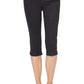 NYDJ Women's Skinny Capri Jeans Black Size 10
