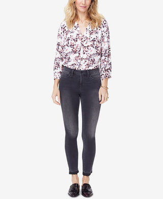 NYDJ Women's Ami Tummy Control Ankle Skinny Jeans Gray Size 4