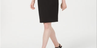 Calvin Klein Women's Embellished Off-the-Shoulder Cocktail Dress Black Size 12