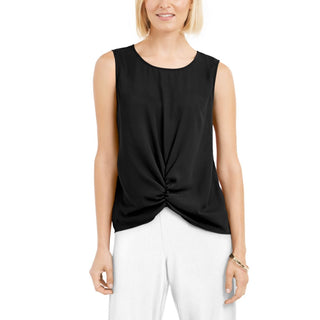 Alfani Women's Sleeveless Scoop Neck Top Black Size Medium