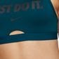 Nike Women's Dri fit Just Do It Mid Impact Sports Bra Green Size Small