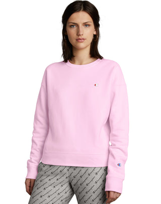 Champion Women's  Long Sleeve Sweater Pink Size Large