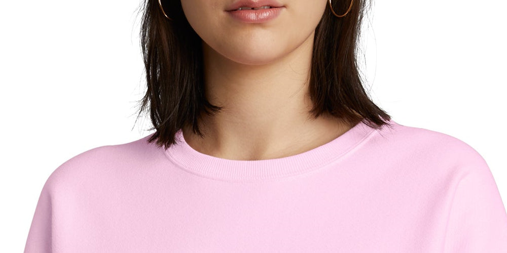 Champion Women's  Long Sleeve Sweater Pink Size Large