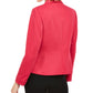 Kasper Women's  Petite Shawl-Collar Single-But Lipstick Pink Size 2P
