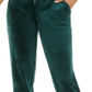 Ideology Women's Velour Joggers Green Size X-Large