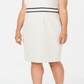 Kasper Women's Plus Crepe Sheath Dress White Size 20W