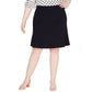 Bar III Women's Knee Length a-Line Formal Skirt Black Size 14W