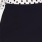 Bar III Women's Knee Length a-Line Formal Skirt Black Size 14W