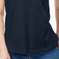 Style & Co Women's V Neck Pocket T-Shirt Blue Size PP