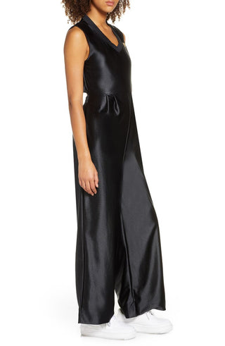 Nike Womens Fitness Running Jumpsuit Black Size Large