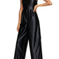 Nike Womens Fitness Running Jumpsuit Black Size Large