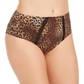INC International Concepts Women's High Waist Brief Panty Brown Size Small