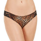 INC International Concepts Women's Intimates Animal Print Everyday Underwear Brown Size X-Lage