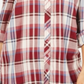 Style & Co Women's Plaid Tunic Red Size Petite L
