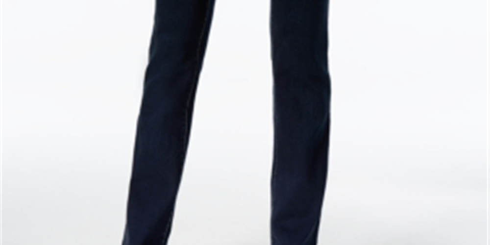 INC International Concepts Women's  5 Pocket Bootcut Jeans Blue Size 4