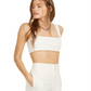 Danielle Bernstein Women's Cropped Tank Top White Size 12