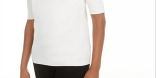 Alfani Women's Turtleneck Sweater White Size -Petite XL