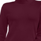 Karen Scott Women's Cotton Turtleneck Top Wine Size Petite L