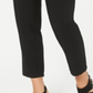Style & Co Women's Tie Waist Tapered Pants Black Size 16