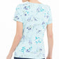 Karen Scott Women's Floral Print T-Shirt Blue Size L