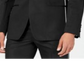 Calvin Klein Men's Slim Fit Pipe Trim Jacket Black Size 46R