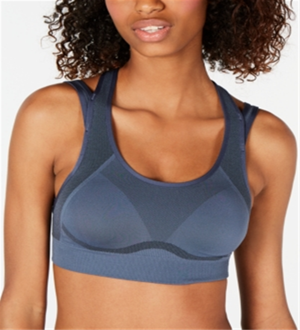 Under Armour Women's Vanish Seamless Mid Sports Bra Gray Size XL