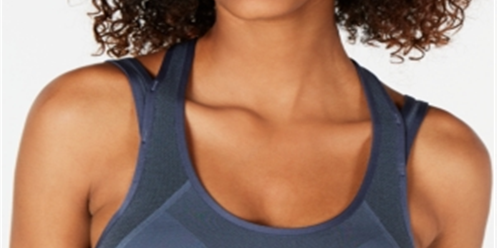 Under Armour Women's Vanish Seamless Mid Sports Bra Gray Size XL